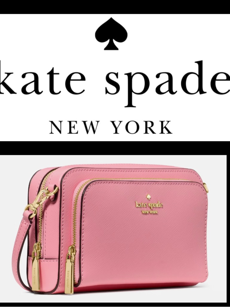Kate Spade Staci Mini Grapefruit Double Zipped Crossbody Brand New With Tag